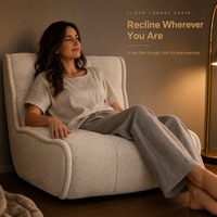 Chaise longue ergonomique en forme de S, pliable, compressée sous vide, pour yoga, méditation, salon