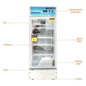 Réfrigérateur de pharmacie certifié CE, réfrigérateur commercial pour le stockage de médicaments médicaux - Product Image 3