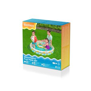 Bestway 51124 Ensemble de piscine Beachtastic avec ballon de plage et anneau de bain <span class=keywords><strong>Petite</strong></span> <span class=keywords><strong>pataugeoire</strong></span> extérieure pour enfants - Product Image 6