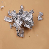 Feuilles d'or massif 24 carats pour la décoration de gâteaux, feuilles d'argent et d'or multicolores
