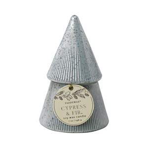 Paddywax Cypress & Fir Soy <b>Wax</b> Candle 7 Oz Tree Shape Novelty Candle - Product Image 1