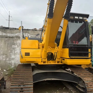 Excavadora de cadenas Komatsu de 20 toneladas PC 200 con pintura original de fábrica, maquinaria pesada para uso en campo, excavadora usada. - Product Image 3