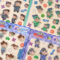 Autocollants en résine époxy 3D en relief, imperméables, populaires, sur le thème de l'anime, pour scrapbooking et décoration de papeterie DIY – Vente en gros