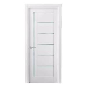 Puertas de Entrada de Madera Maciza MDF para Exterior, sin Pintura, Decoración Minimalista, Polímero, Tamaño Personalizado, Acabado de Fábrica - Product Image 1