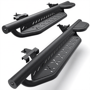 ULON Jeep JL Trittbrett Seitenschweller Passend für 2018-2024 Wrangler JL 2-Türer, Hochbelastbare Stahl-Nerf-Bar Trittbrett Rock Slider Schiene - Product Image 1