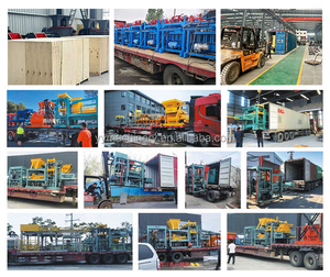 Machine automatique de fabrication de briques creuses en ciment QT8-15, ligne de production de blocs de béton et de briques de terre robuste pour usine industrielle de construction - Product Image 5