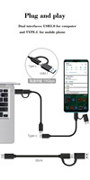 Carcasa Externa para Disco Duro SSD de Protocolo Dual NVMe + NGFF M.2 de Aluminio Más Vendida con Adaptador USB 3.0 a M.2