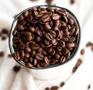 Kopi baru Arabika campuran ROBUSTA-biji kopi tunggang-pabrikan hankopi-500GR/tas-OEM/ODM