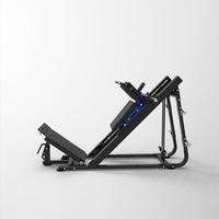 Machine à Squat Réglable à Charge de Plaques en Acier pour l'Entraînement des Fessiers et des Quadriceps