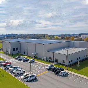 Cobertizos almacenamiento estructuras al aire libre casa prefabricada kit China Precio de fábrica estructura de acero edificio almacén - Product Image 1