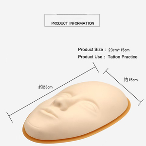 5D tatuaje práctica máscara principiante conjunto silicona Artificial piel humana ceja labio delineador <span class=keywords><strong>de</strong></span> ojos práctica piel humana con Base - Product Image 4