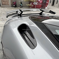Décoration de l'entrecasteau arrière en fibre de carbone sèche style PRO, compatible avec McLaren GT Premium