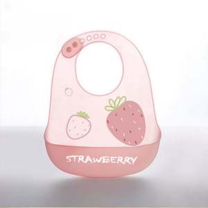 Baberos de Bebé Ajustables con Estampado de Dibujos Animados Personalizados, Baberos de Silicona de Grado Alimenticio Impermeables - Product Image 5