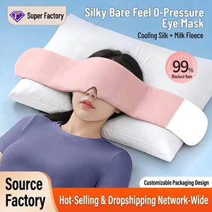 Masque de sommeil en soie 2026 Gravity, longueur 72 cm, occultant la lumière, sangle élastique, conception à micro-pression double face, masque pour les yeux - Product Image 4