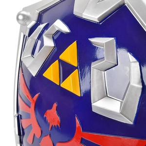 MS The Legend of Zelda: Tears of the Kingdom - Escudo Hylian de Link, Guerrero de Hyrule, de Resina y Fibra de Vidrio, Accesorio de Cosplay Azul - Product Image 4