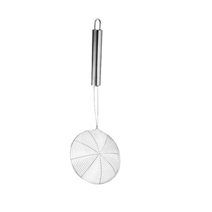 Stainless Steel <b>Strainer</b> Set 4 Piece <b>Mesh</b> Colander For Pasta Noodles Dumplings Frying Food Kitchen Sieve With Long Handle - Product Image 5