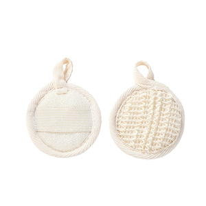 100% <span class=keywords><strong>éponge</strong></span> naturelle Loufa et matériaux en coton doux <span class=keywords><strong>serviette</strong></span> de bain exfoliante de qualité supérieure - Product Image 5