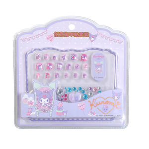 Set <span class=keywords><strong>de</strong></span> Parches <span class=keywords><strong>de</strong></span> <span class=keywords><strong>Uñas</strong></span> <span class=keywords><strong>de</strong></span> Dibujos Animados <span class=keywords><strong>Sanrio</strong></span> Wear Armor, Diseño Cuadrado para Dedos, Cobertura Completa, Niña Pequeña Linda con Pegamento, Adhesivo <span class=keywords><strong>de</strong></span> Seguridad - Product Image 4