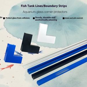 حافة حوض السمك على شكل حرف L-مادة ABS عالية القوة ، مقاومة للماء والتآكل ، مخصصة لخزانات المأكولات البحرية - Product Image 3