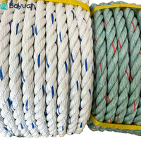 Corde en PP à 3 brins pour usage maritime, diamètre 14 mm, colorée, facile à assembler, haute flottabilité - Offre Spéciale