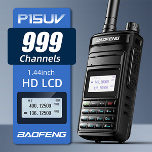 Radio bidirectionnelle multifréquence à haute puissance Baofeng BF P15UV, idéale pour les besoins de communication en conduite autonome, ODM - Product Image 3
