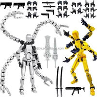 Figura de Acción Personalizable T13, Modelo de PVC Impreso en 3D, Ensamblaje DIY, Juguete Coleccionable, Figuras Decorativas para Niños, Nuevo