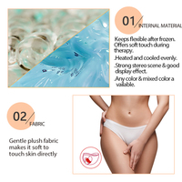 Coussinets de refroidissement pleine longueur Pack de gel chaud et froid pour maman périnéale pour les soins post-partum