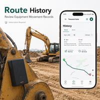 Traceur GPS magnétique Trevaron Auto 5200mAh pour excavatrice et engins lourds, suivi en temps réel via application, dispositif d'alerte de mouvement avec géolocalisation