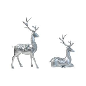 New Chinese Christmas Elk Living Room TV <b>Cabinet</b> Entrance Ornament Creative Sculpted Epoxy Resin <b>Crafts</b> Holiday Gifts - Product Image 5
