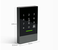K2 K2F Lector de Tarjetas para Control de Acceso con Teclado Táctil y WiFi para Puertas de Seguridad Exteriores a Prueba de Agua con APP TTlock y TThotel