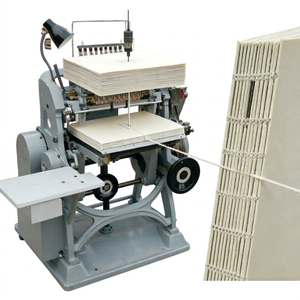 Nouvelle machine à coudre industrielle semi-automatique pour livres, machine professionnelle de reliure de livres en métal pour carnets et couvertures rigides 1000W - Product Image 1
