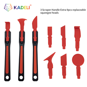KADELI Kit de Herramientas de Detalle con 3 Mangos y 9 Herramientas Intercambiables para PPF, Tintado de Ventanas, Vinilo y Aplicación de Vinilo en Ranuras - Product Image 4