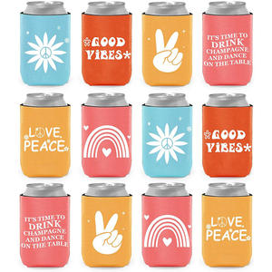Custom Brand Logo 12OZ 330ML Beer Drink Can <b>Cooler</b> Koozies Sublimation Can <b>Cooler</b> for Advertisement - Product Image 2