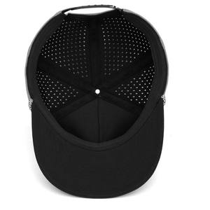Casquette de golf personnalisée grise pour homme, imperméable, broderie 3D, casquette de baseball pour sports de plein air, perforée, haute performance, Gorras - Product Image 2