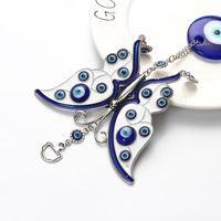 Jajazar — pendentif mural mauvais œil bleu turc, décoration, amulettes, ornement de voiture, maison, jardin, porte-clés, Protection, cadeau porte-bonheur