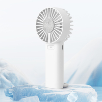 Ventilateurs portables USB rechargeables personnalisés à compresse froide, mini-ventilateurs électroniques de bureau en plastique, vente en gros