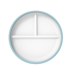 <span class=keywords><strong>Platos</strong></span> de Porcelana Blancos para Niños de Diseño Moderno con Mangas de Silicona, <span class=keywords><strong>Platos</strong></span> Divididos Antideslizantes para Bebés con <span class=keywords><strong>Ventosa</strong></span> para Niños Pequeños - Product Image 6