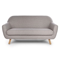 Canapé 3 places de style moderne et minimaliste, en tissu éponge de haute qualité, personnalisable, idéal pour les villas - Vente chaude