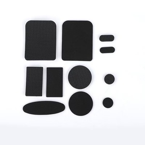 Custom Black EVA <b>Foam</b> <b>Pads</b> 3mm Thick Single Sided Various Shapes Self-Adhesive Shock Absorbing Cushions for Protection Mounting - Product Image 1