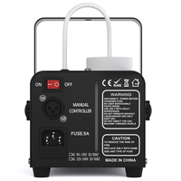 500w machine à fumée avec lumière led rvb/télécommande sans fil machine à brouillard/étape brumisateur éjecteur de fumée pour l'éclairage de disco de partie de dj