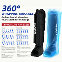 Bottes de récupération par compression d'air sans fil avec logo personnalisé, système de massage complet des jambes, appareil de pompe DVT