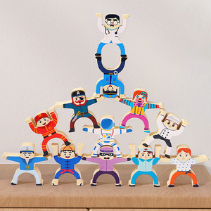 COMMIKI Balance Blocs <span class=keywords><strong>de</strong></span> Construction Enfants Balance Jouet En Bois <span class=keywords><strong>Bateau</strong></span> <span class=keywords><strong>Pirate</strong></span> En Bois Balance Jouet - Product Image 4