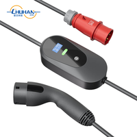 Chargeur de voiture électrique portable CHUHAN, type 2, DC 22KW, 380v, 32A, micro-onduleur OEM, chargeur rapide pour véhicules électriques, modèle ACT-PAC22KW-W, nouveau