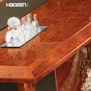 Muebles de oficina modernos para el hogar, Mesa Ejecutiva de escritura en forma de L Boss Ceo con cajones, gabinete de madera y cuero, la mejor silla de escritorio de oficina - Product Image 3