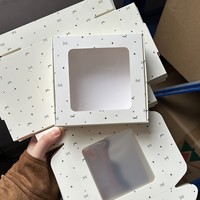 Boîte cadeau avec fenêtre transparente et logo personnalisé pour accessoires capillaires, emballage en carton de 1 mm d'épaisseur