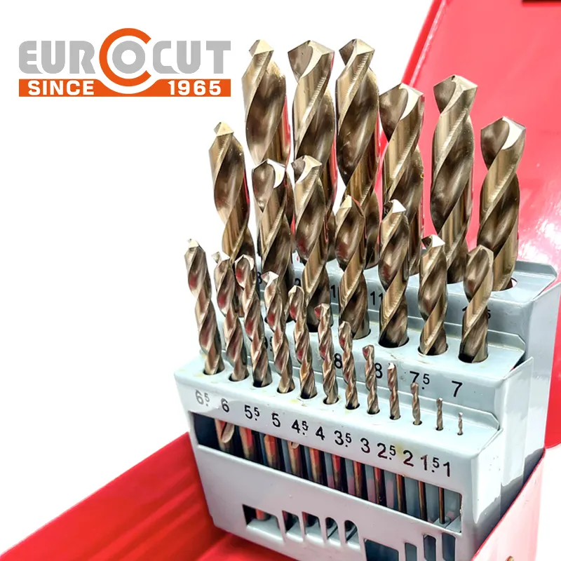 EUROCUT M35 5% Colbalt HSS High Quality Types Of Drill Bits For Stainless Steel