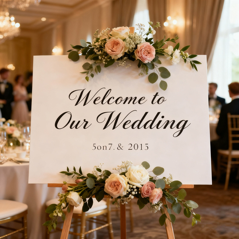 Factory Customize Engagement Welcome Signs Acrylic