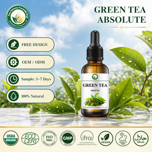 Absolue de thé <span class=keywords><strong>vert</strong></span> naturel (Camellia Sinensis) pour parfums, cosmétiques, aromathérapie, bougies et savons – Parfum frais et herbacé - Product Image 1