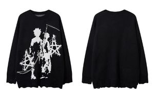 Suéter de hombre de punto de estilo callejero americano con logotipo personalizado, jersey con cremallera y diseño de nicho, suéter de talla grande de hip-hop para hombre - Product Image 4