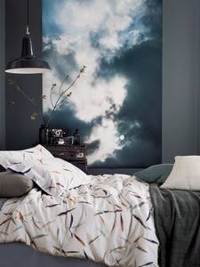 Comforter Bed Set <strong>Bedding</strong> Blue Dyed Leaf Printed <strong>Single</strong> Bed Room Sets - Product Image 5